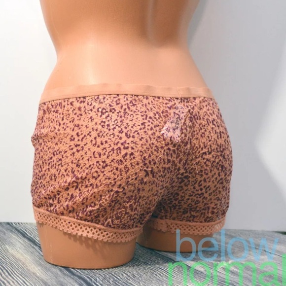Victoria's Secret Sexy Shortie Panties Sheer Cheetah Print Boyshort NWT - Picture 2 of 5